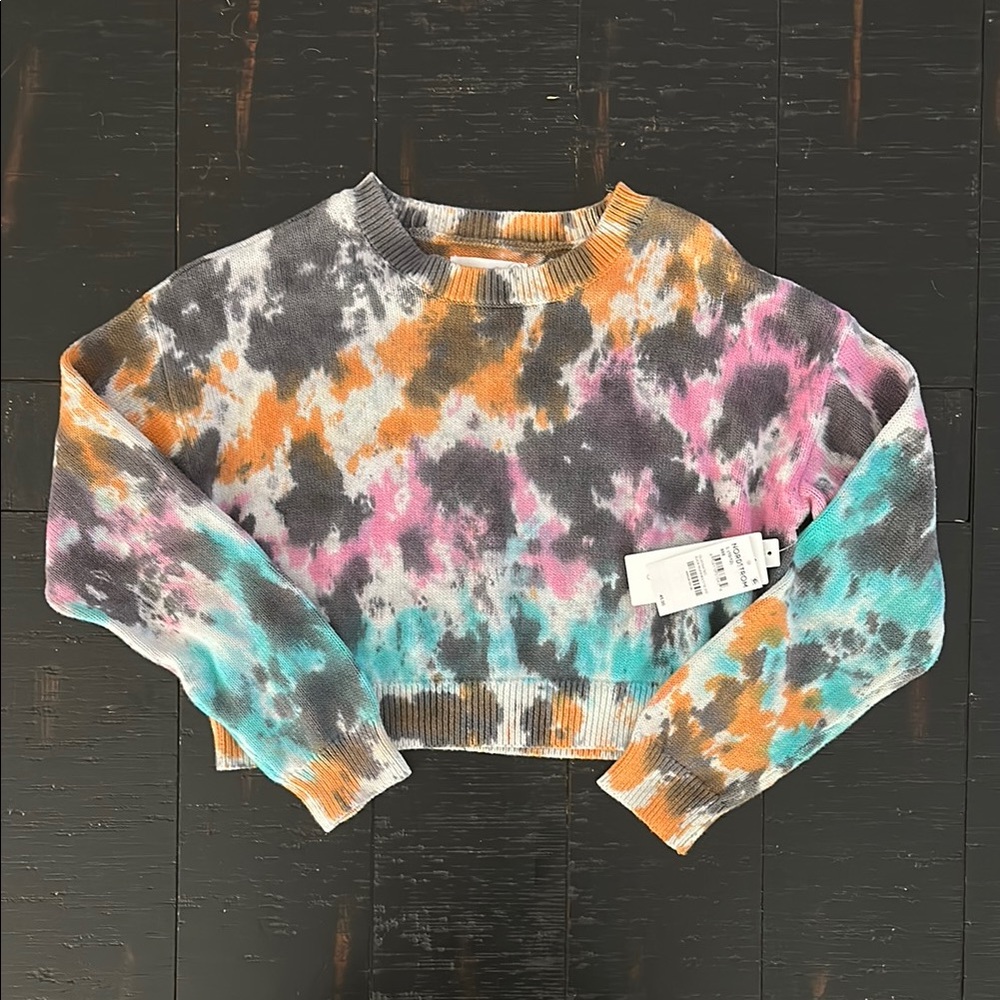NWT Cropped Tie-Dye Sweater - Size L (10/12)